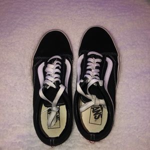 black & white vans